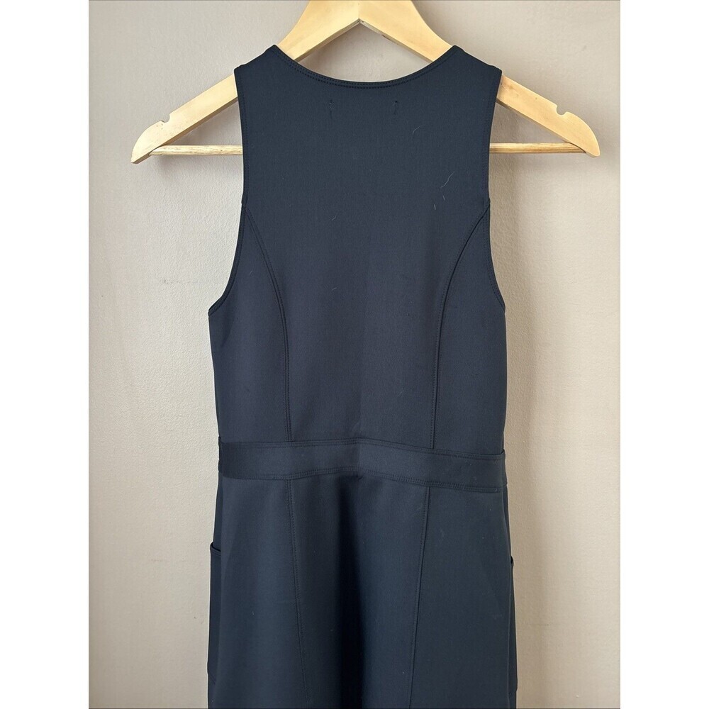 Abercrombie & Fitch Black Utility Dress Front Zip Sleeveless S - Picture 4 of 4